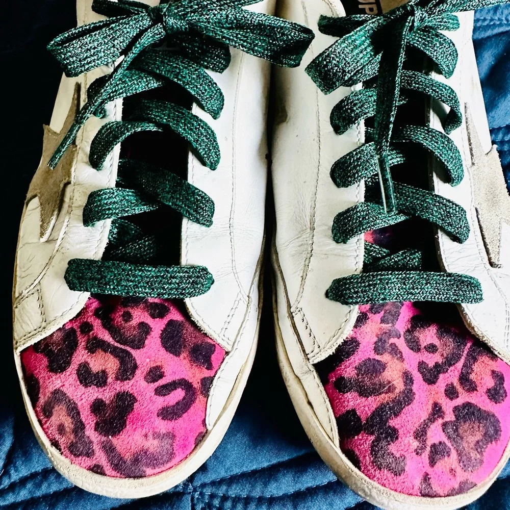 Golden Goose Sneakers Fuchsia Leopard - Picture 2 of 7
